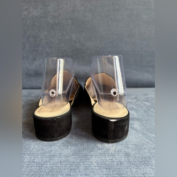 Cole Haan Womens Black Suede Piper Mule SZ 9 Slip On Preppy Pointed Toe Dressy - Picture 5 of 9